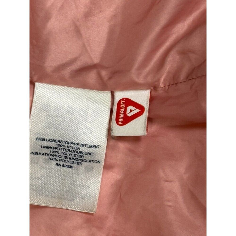 Lands‎ End Primaloft Quilted Jacket Women's Pink Full Zip RUNNING MED OR SM - Picture 3 of 9